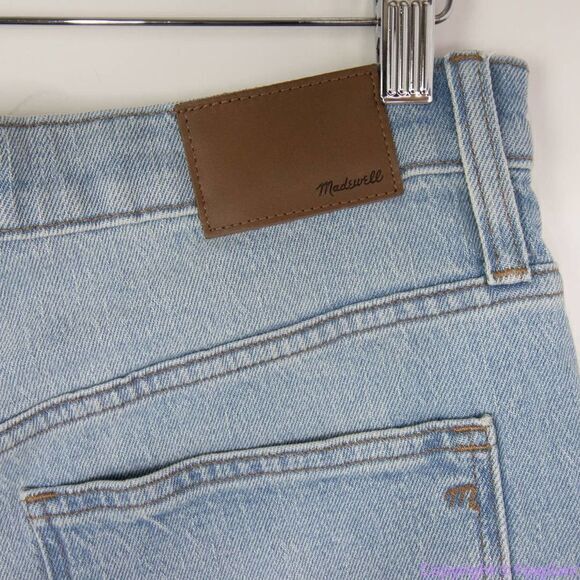 NEW Madewell High-Rise Slim Crop Boyjean in Dumas Wash: Ripped Edition, size 28 - Picture 16 of 16